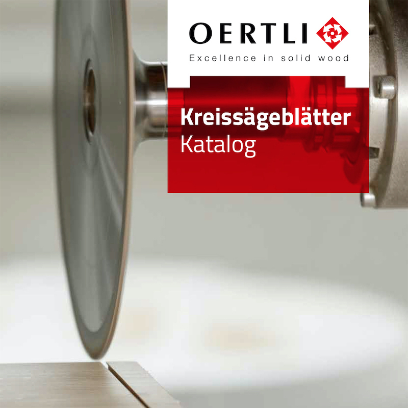 OERTLI Kreissägeblätter - Katalog
